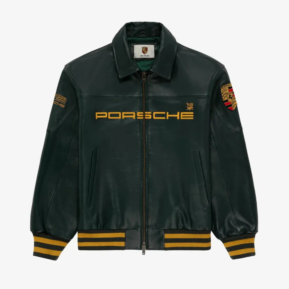 Black Porsche Racing Jacket