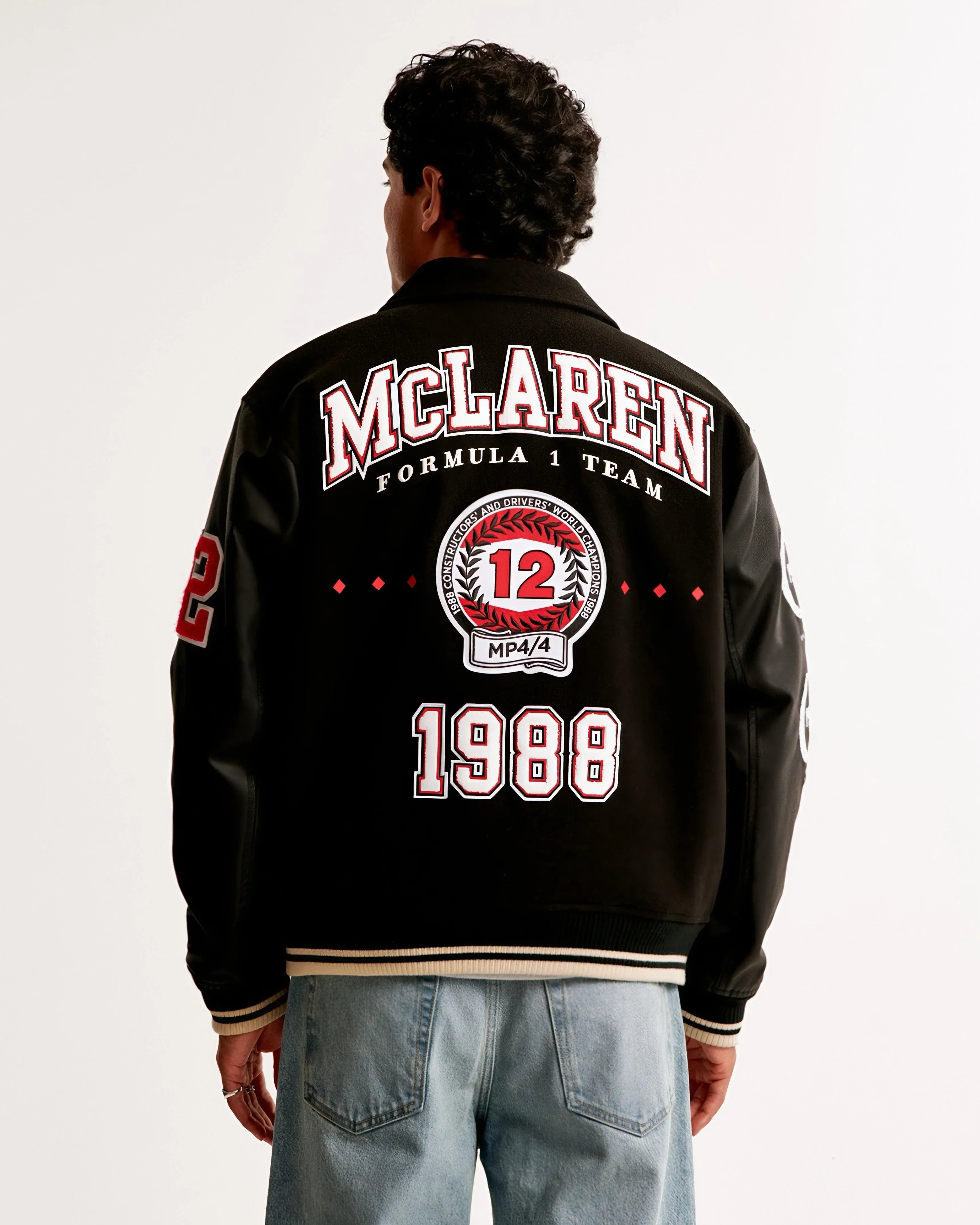 McLaren F1 Vintage Jacket – Fleece + Leather