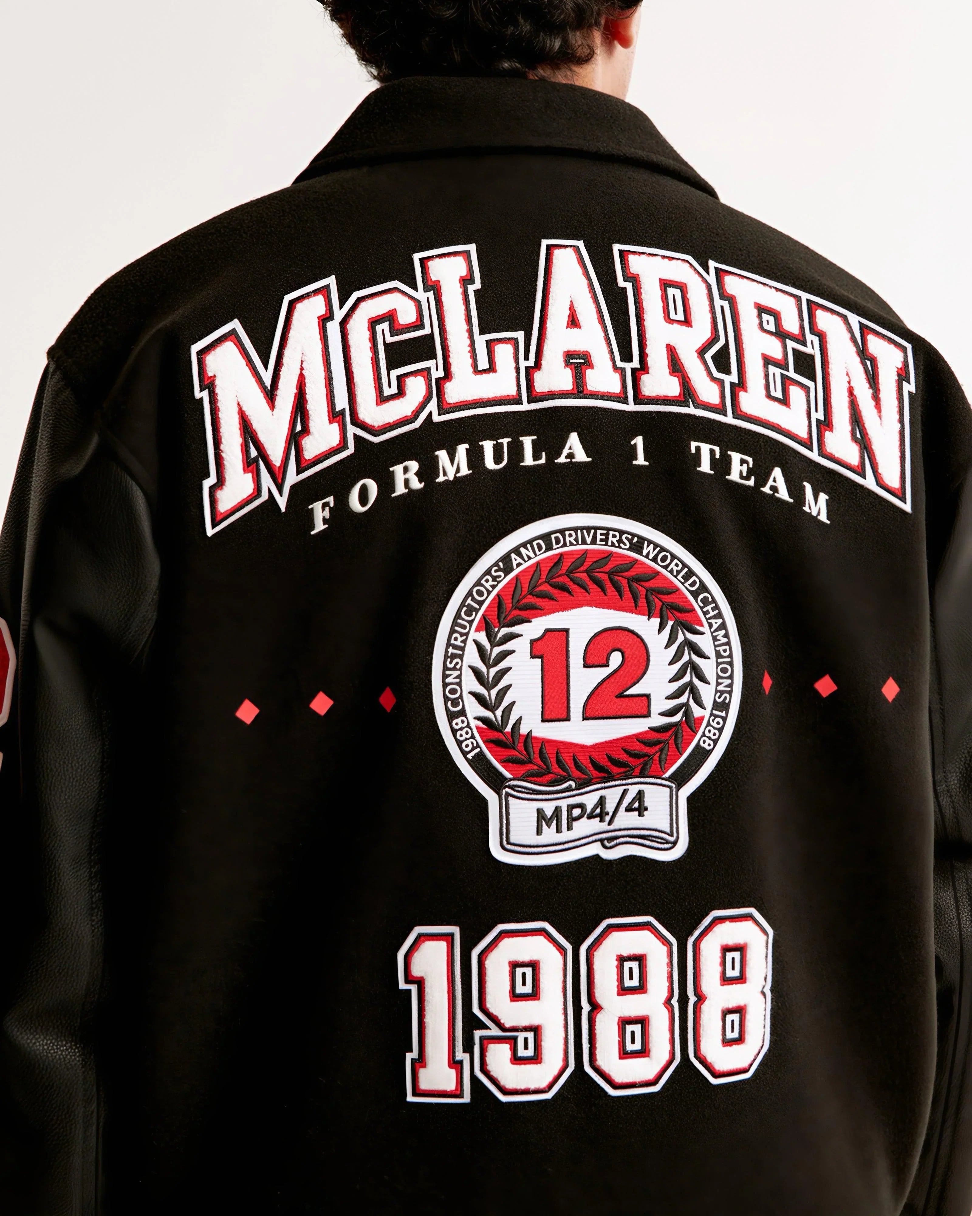 McLaren F1 Vintage Jacket – Fleece + Leather