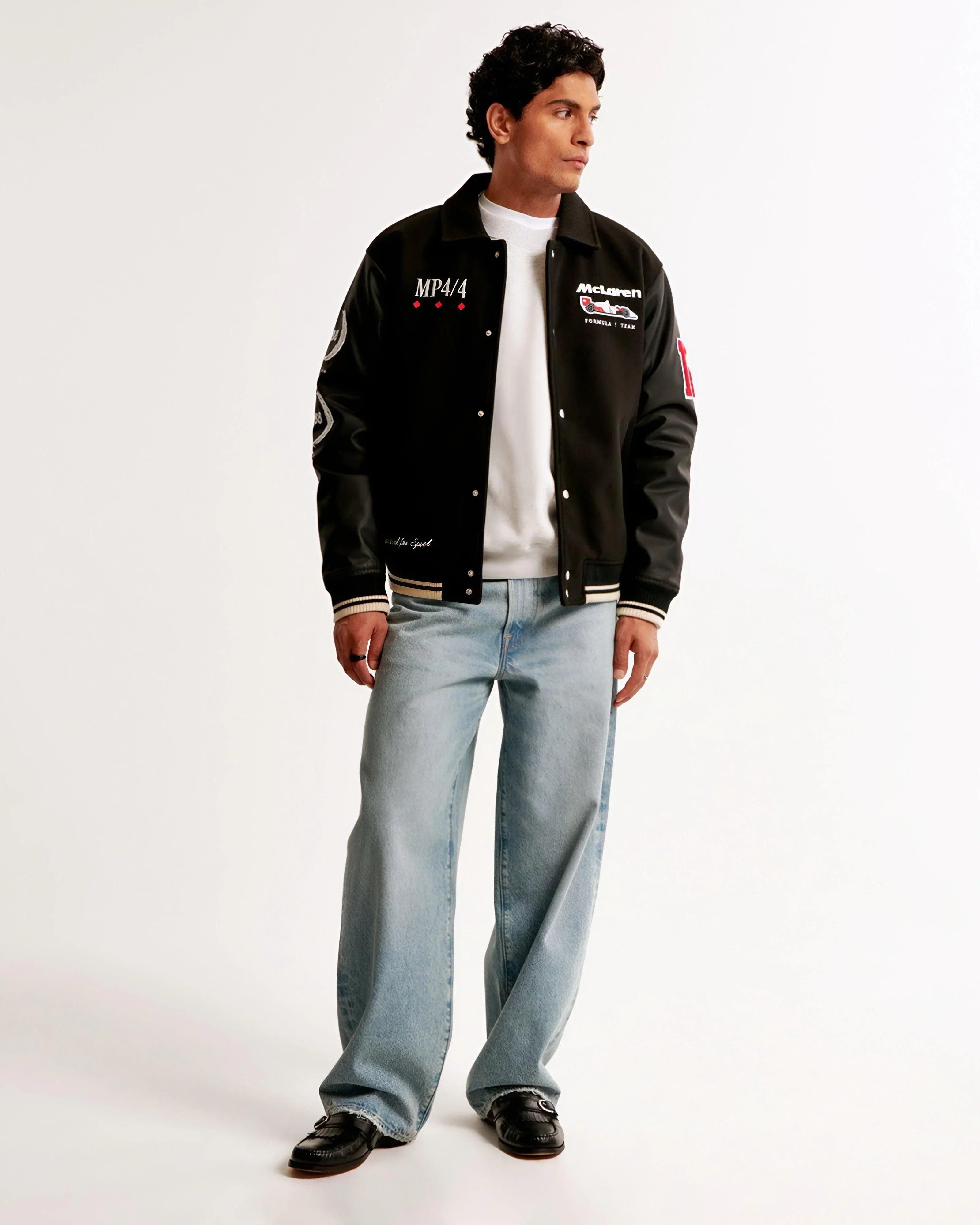 McLaren F1 Vintage Jacket – Fleece + Leather