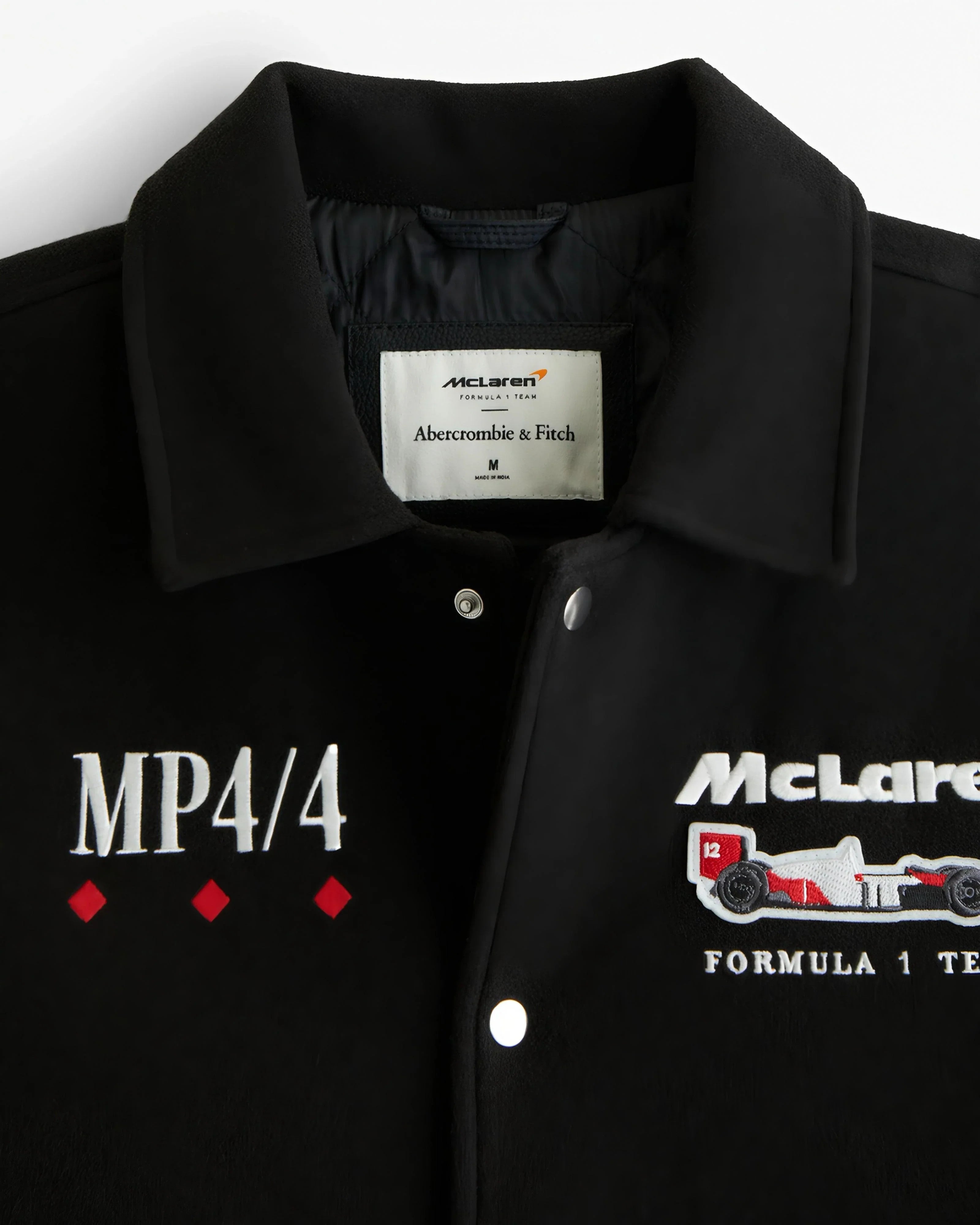 McLaren F1 Vintage Jacket – Fleece + Leather