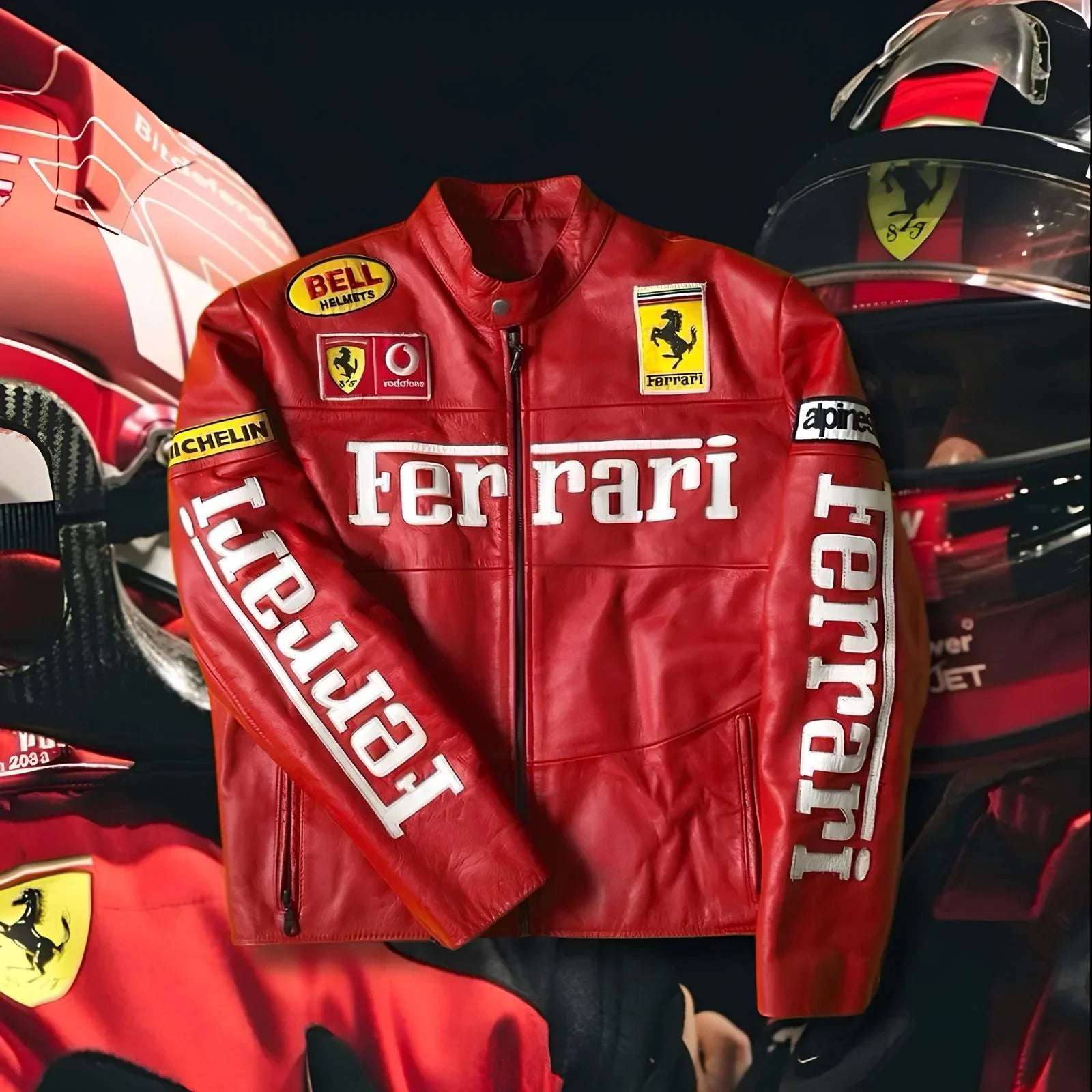 Jaqueta Vintage Ferrari F1 Motorsport Red